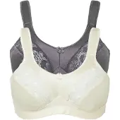 Bonprix Steun bh zonder beugels met gewatteerde bandjes (set van 2) maat 85