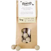 Blossombs Zaadbommetjes in Kraft Zak - 50 Bloembommetjes - Creméwit - Cadeau voor Vlinders en Bijen