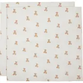 Jollein Multidoek Hydrofiel 115x115 Teddy Bear 2-pack