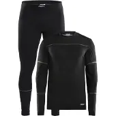 Craft Baselayerset Men Black Granite-M