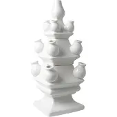 Heinen Delfts Blauw - Tulpenvaas - Wit - 3-delig - Keramiek - 40cm