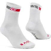 Gripgrab - Classic Regular Cut Zomer Fietssokken 1 Paar Coolmax Wielersport Sokken - Wit - Unisex - Maat XS (35-38)
