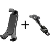 Lampa Opti-Arm scooterspiegel mount met universele smartphonehouder