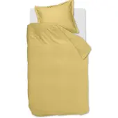 Ambiante Dekbedovertrek Satin Uni Licht geel Satijn-140 x 200 / 220 cm | 1-Persoons