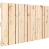 vidaXL Wandhoofdbord 108x3x60 cm massief grenenhout