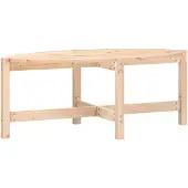 vidaXL Salontafel 118x63x45 cm massief grenenhout