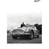 Pyramid James Bond Connery Black And White Kunstdruk 40x50cm