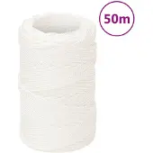 vidaXL Boottouw 2 mm 50 m polypropyleen volwit