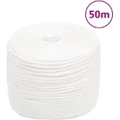 vidaXL Boottouw 8 mm 50 m polypropyleen volwit