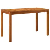 vidaXL Tuintafel 110x55x67 cm massief acaciahout