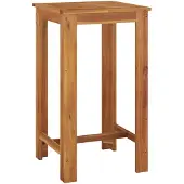 vidaXL Tuinbartafel 60x60x105 cm massief acaciahout