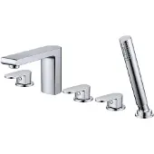 Best design Badrandcombinatie Geress 5-gats Chroom