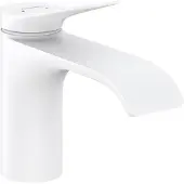 Hansgrohe Vivenis ééngreeps wastafelmengkraan 80 ééngreeps wastafelmengkraan 80 zonder afvoer mat wit
