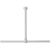 Sealskin plafondsteun Seallux ten behoeve van douche hoekstang 60cm wit