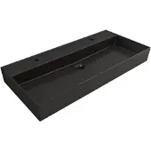 Plieger Wastafel Kansas Mat Wit 1 Kraangat 100x45x12 cm