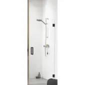 Sealskin Get Wet by Sealskin I AM draaideur 1000mm mat zwart 8mm helderveiligheidsglas + antikalk