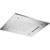 Hotbath Mate M146 inbouw hoofddouche 50cm vierkant met verlichting chroom