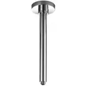 Hotbath Plafonduitloop mate 30 cm verzwaard rond geborsteld nikkel
