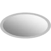 Plieger passpiegel Fitline ovaal 40cm