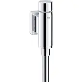 GROHE Rondo urinoir druksp.1/2 inch z/stopkr.m/spoelp.en verbinder Chroom