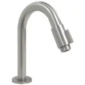Best design Toiletkraan ore dimpel ronde uitloop 19,5 cm rvs