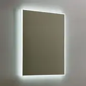 Sanilux Spiegel mirror infinity 58x80x4,1 cm aluminium met led verlichting en touch sensor