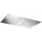 Hotbath Mate M205 Inbouw Hoofddouche 38x70 Cm Geborsteld Nikkel - Messing - Kranen, Douchekranen, Hoofddouches - 8719638612838 - Kranen, Douchekranen, Hoofddouches