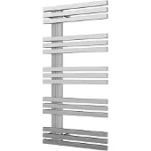 Plieger Designradiator Inox Suono Destra Middenaansluiting 100x50 cm 464 Watt Inox-Look