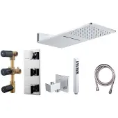 Wiesbaden one-pack inbouwthermostaatset type 116 CHR (24x55)