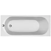Plieger Flow solobad acryl 170x70x40cm met poten zonder afvoer wit