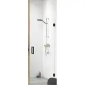 Sealskin Get Wet by Sealskin I AM draaideur 900mm mat zwart 8mm helder veiligheidsglas + antikalk