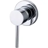 Best design Omstelkraan quatra inbouw 1/2" koud/warm chroom
