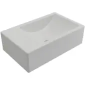 Plieger Houston fontein m. bak rechts zonder kraangat 37x23cm mat wit