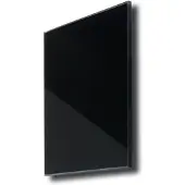 Sunshower Ventilatierooster Vierkant 13x13 cm Zwart Glas (2 stuks)