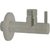 Hotbath Hoekstopkraan Cobber Rond met Filter Geborsteld Nikkel