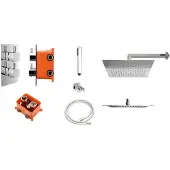 Best design Inbouw regendoucheset piazza met inbouwbox m-200x200