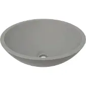 Boss & Wessing Opzetwaskom BWS Solid Surface Betonlook 43x43x13 cm Mat Grijs