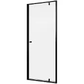 Sealskin - Douchedeur Contour 90 X 200cm - Zwart Profiel - 6 Mm Helder Glas