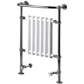 Sapho Handdoekradiator cork 67.5x96 cm 550w chroom /wit