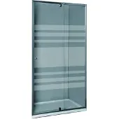Allibert Verstelbare Zwaaideur Priva 78-91x190cm Horizontale Lijnen