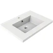 Allibert wastafel Tobi keramiek 60cm wit