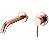 Best design Badmengkraan Inbouw Lyon Mat Rose Goud (incl. inbouwdeel)