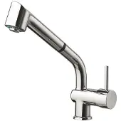 Sapho Keukenmengkraan rhapsody 1-hendel 22.5 cm met uittrekbare spray chroom