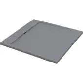 Best design Douchebak decent 100x100x3.5 cm solid surface grijs