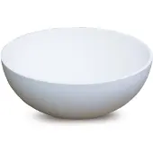 Luca Waskom sanitair rond 40x40x15 cm solid surface 8 mm dik mat wit