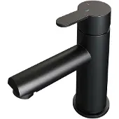 Brauer Black Edition lage opbouw wastafelmengkraan model D mat zwart