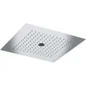 Hotbath Mate M148 inbouw hoofddouche vierkant 38cm geborsteld nikkel