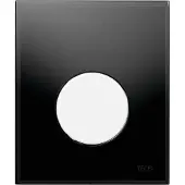 Tece Loop urinoir drukplaat glas zwart toets wit