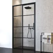 Sealskin Nisdeur SOHO schuifdeur 120x210 cm 8 mm helderglas