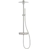 GROHE Regendoucheset euphoria smartcontrol system cube 31 cm met glijstang en handdouche supersteel